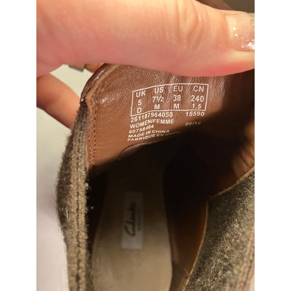 Clarks Othea Ruby Brown Essential Boot Bootie Com… - image 3